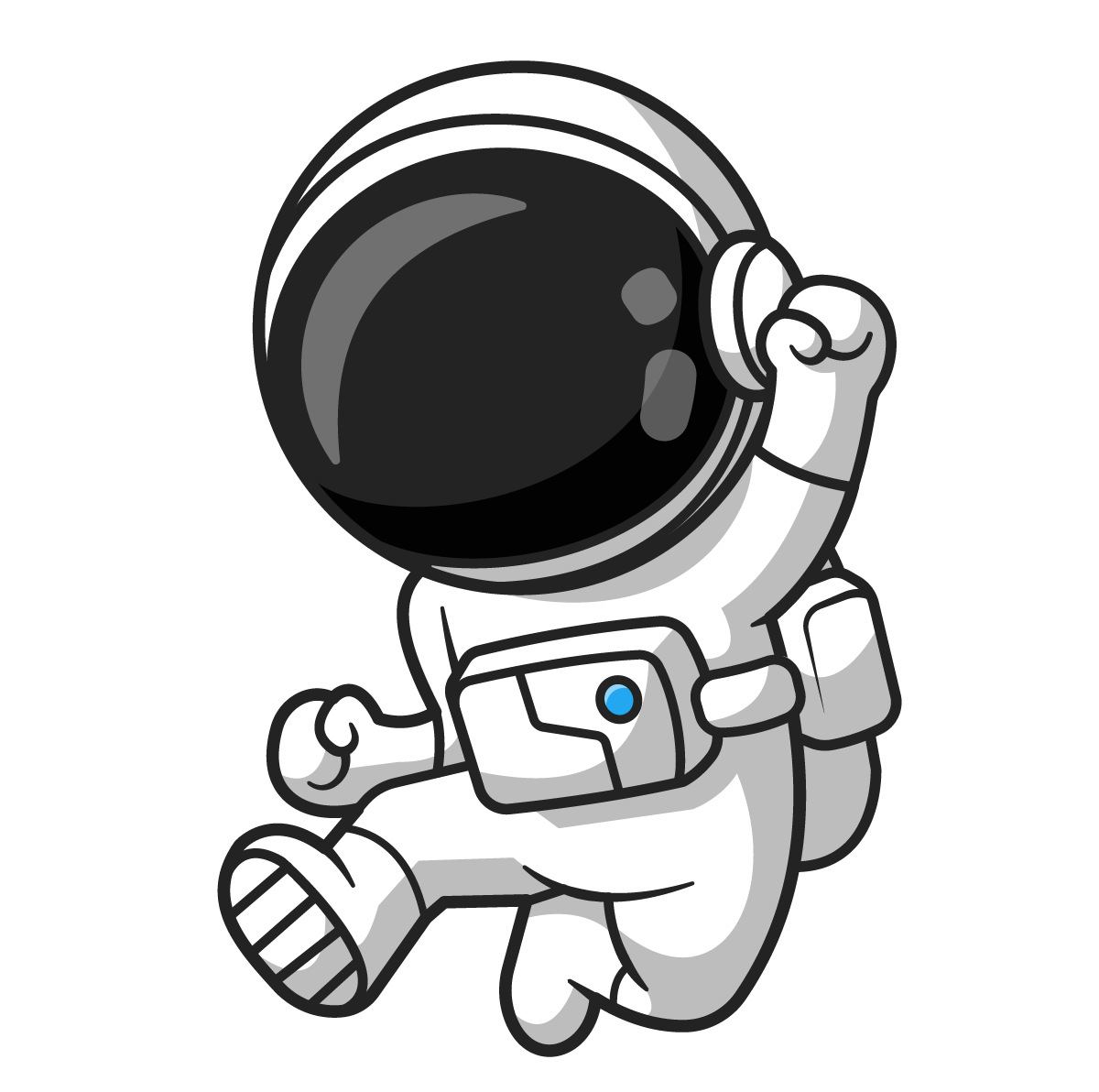 Astronaut på jumping