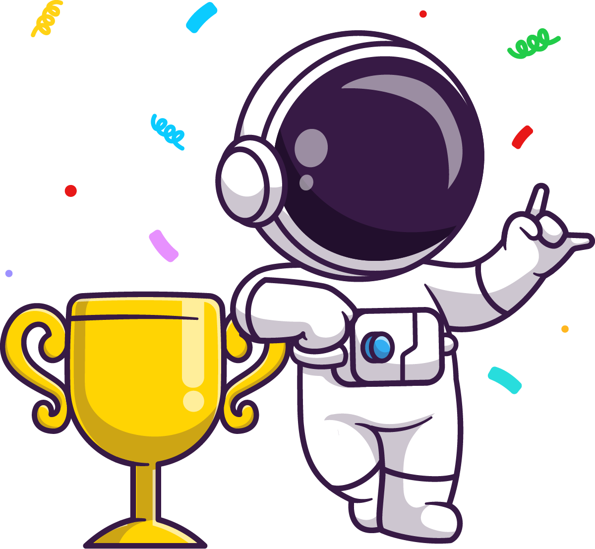 Astronaut på winner